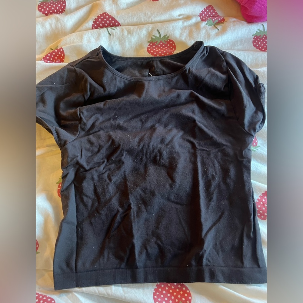 free people espresso brown crop top